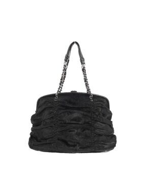Chanel Vintage Bag Handbag Black